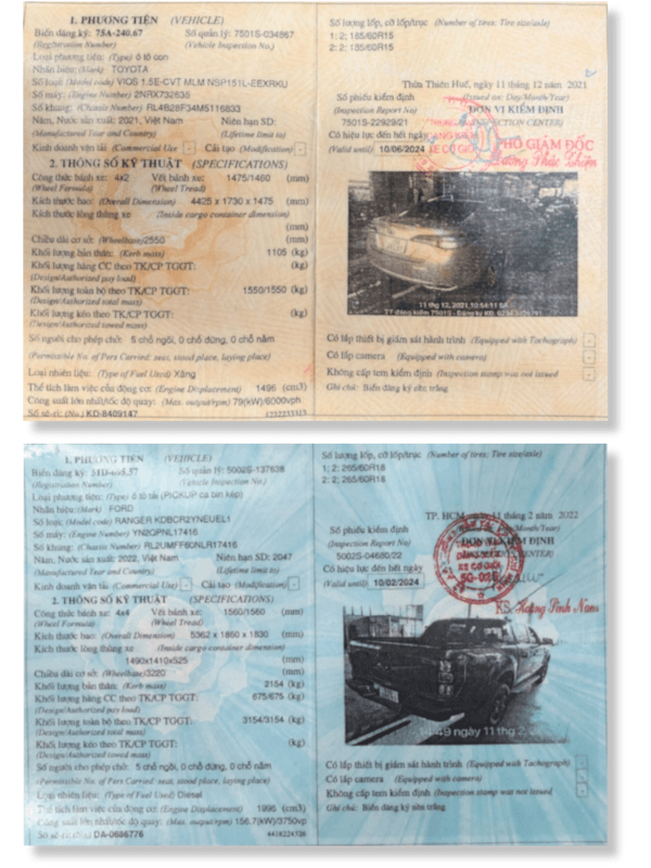 Giấy đăng kiểm xe cơ giới