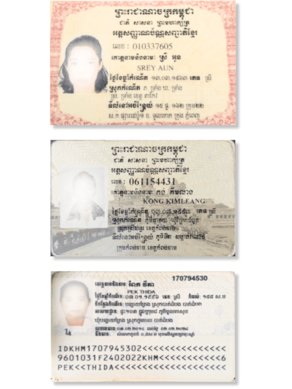 Trích xuất thông tin cá nhân từ ID Card của Campuchia